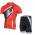 2013 Scott Racing Wielerkleding Set Wielershirts Korte Mouw+Fietsbroekje Rood Zwart