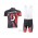 Scott RC Pro Fietskleding Set Fietsshirt Met Korte Mouwen+Korte Koersbroek Rood Zwart