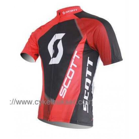 SCOTT RC Pro Wielershirt Met Korte Mouwen Rood Zwart II