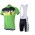 2015 Scott RC Fietskleding Set Fietsshirt Met Korte Mouwen+Korte Koersbroek Groen