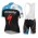 2016 Team Specialized Fietskleding Set Fietsshirt Met Korte Mouwen+Korte Koersbroek Zwart Blauw Wit