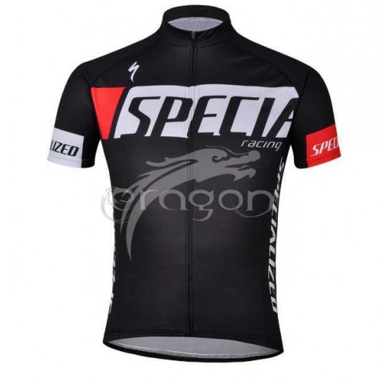 Specialized Racing Wielershirt Met Korte Mouwen Zwart