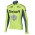 2016 Tinkoff Wielerkleding Wielershirt Lange Mouw Vliezen Lichtgroen