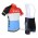 Trek Factory Racing Fietskleding Set Fietsshirt Met Korte Mouwen+Korte Koersbroek Rood Wit