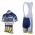 2013 Vacansoleil-DCM Pro Team Fietskleding Set Fietsshirt Met Korte Mouwen+Korte Koersbroek Blauw