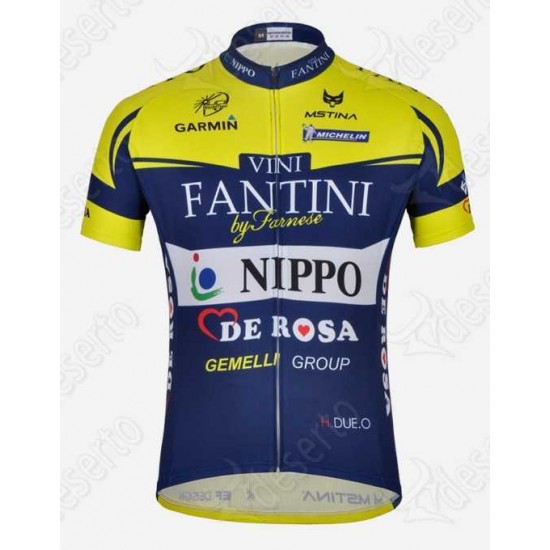 Vini Fantini NIPPO De Rosa Wielershirt Met Korte Mouwen