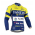 2014 FANTINI Fietskleding Wielershirt Lange Mouw Blauw Geel Wit