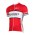 2015 WILIER Wit Rood Wielershirt Met Korte Mouwen
