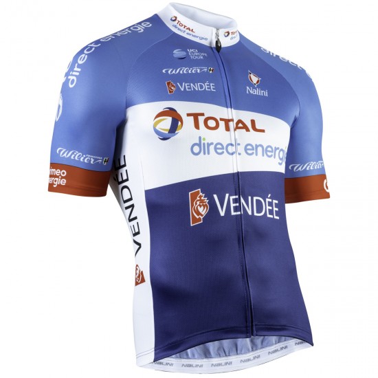 Total Direct Energie 2019 Wielershirt Korte Mouw